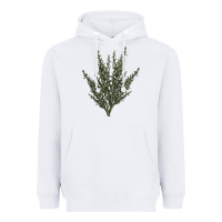White Botanical Sagebrush Illustrations Heavyweight Hoodie - LillyAllenDesigns
