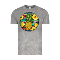 Cloud Rock pineapple leopard Vintage Tee - BarkalooDesign