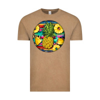 Pineapple Leopard Vintage Tee | Teevron