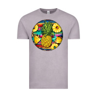 Vintage Zinc pineapple leopard Vintage Tee - BarkalooDesign