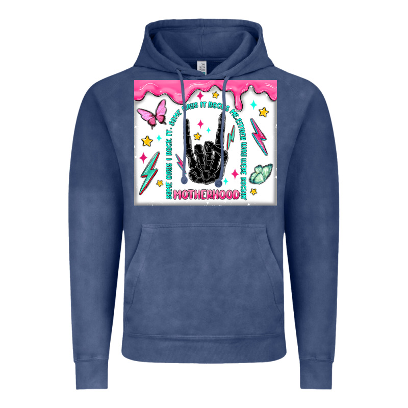 Some Days I Rock It Vintage Hoodie by MaliasSmallBusiness | Teevron