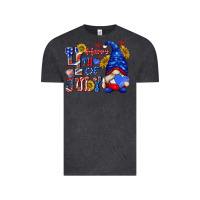 Vintage Black happy 4 th of july Vintage Tee - texasbilliewilder
