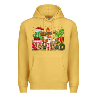 Antique Gold feliz navidad santa Premium Hoodie - MaliasSmallBusiness