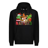 Black feliz navidad santa Premium Hoodie - MaliasSmallBusiness