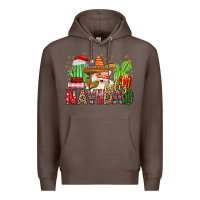 Coffee feliz navidad santa Premium Hoodie - MaliasSmallBusiness