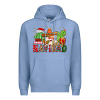 Colony Blue feliz navidad santa Premium Hoodie - MaliasSmallBusiness