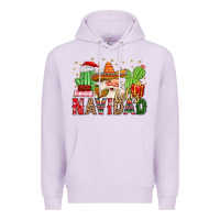 Lilac feliz navidad santa Premium Hoodie - MaliasSmallBusiness