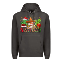 Smoke feliz navidad santa Premium Hoodie - MaliasSmallBusiness