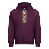 Mauve Wine fall gnomes pen wrap Urban Hoodie - Artiststas