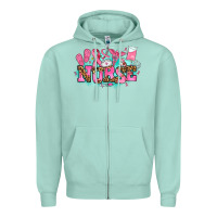 Seafoam breast cancer nurse Zipper Hoodie - AdoDesignShop