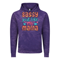 Cloud Purple sassy just like my mama Vintage Hoodie - MaliasSmallBusiness