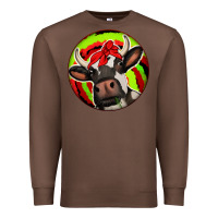 Chestnut Christmas Cow Premium Sweatshirt - Jasminsmagicworld
