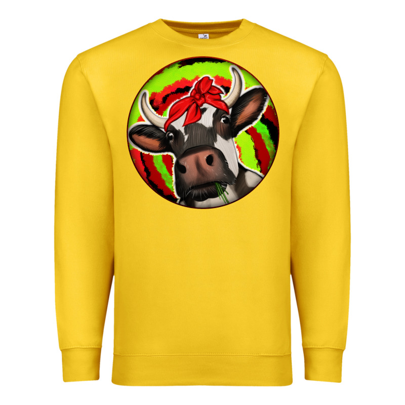 Christmas Cow Premium Sweatshirt by Jasminsmagicworld | Teevron