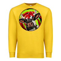 Lemon Christmas Cow Premium Sweatshirt - Jasminsmagicworld