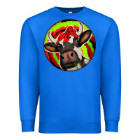 True Royal Christmas Cow Premium Sweatshirt - Jasminsmagicworld