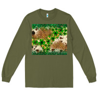 Army Green St. Patrick's Day shamrock tumbler St. Patricks Long Sleeve Tee - Neo Western