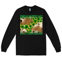 Black St. Patrick's Day shamrock tumbler St. Patricks Long Sleeve Tee - Neo Western