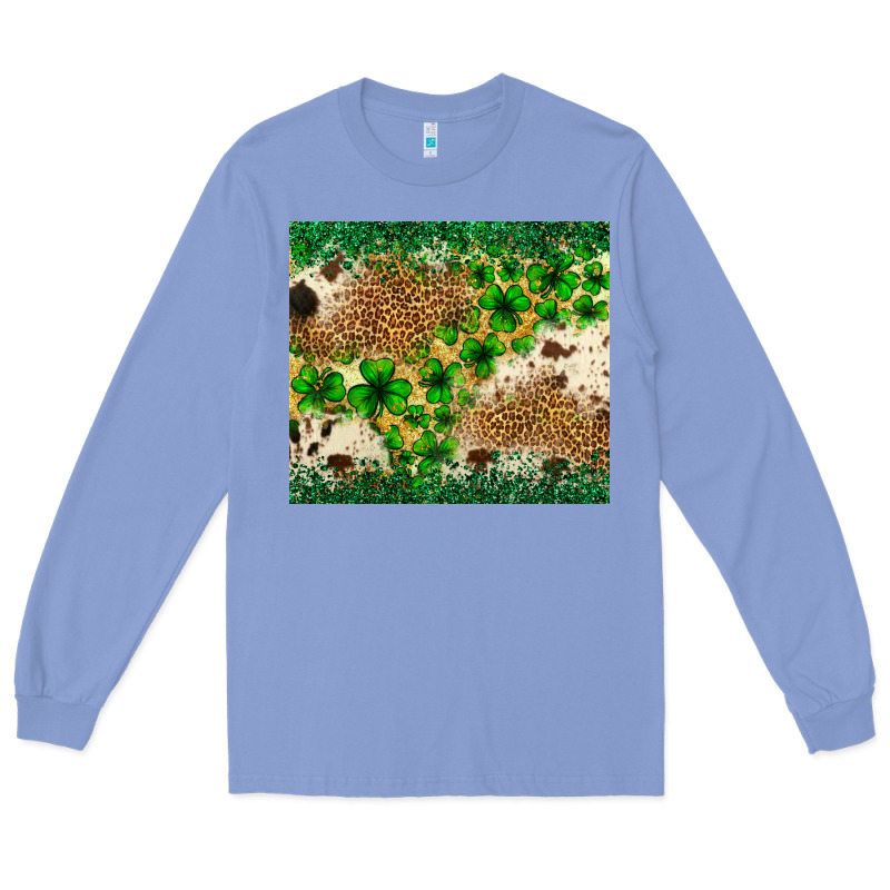 St. Patrick's Day Shamrock Tumbler St. Patricks Long Sleeve Tee by Neo Western | Teevron
