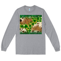 Heather Grey St. Patrick's Day shamrock tumbler St. Patricks Long Sleeve Tee - Neo Western