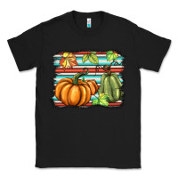Black fall pumpkin  background Classic Tee - BarkalooDesign
