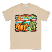 Mushroom fall pumpkin  background Classic Tee - BarkalooDesign