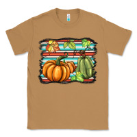 Toasted Coconut fall pumpkin  background Classic Tee - BarkalooDesign