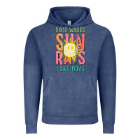 Vintage Denim boat waves sun rays lake days Vintage Hoodie - JahusDesignShop
