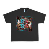 Pigment Black baseball nana with leopard Urban Heavy Tee - Zillion Design Studio