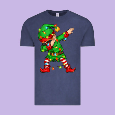 Vintage Tee dabbing elf