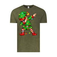 Vintage Olive dabbing elf Vintage Tee - Zillion Design Studio