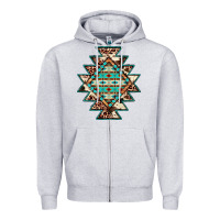Heather Grey cowhide leopard gemstone aztec Zipper Hoodie - JahusDesignShop