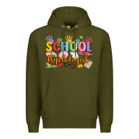 Army Green school psychologist Premium Hoodie - MaliasSmallBusiness