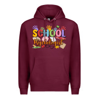 Burgundy school psychologist Premium Hoodie - MaliasSmallBusiness