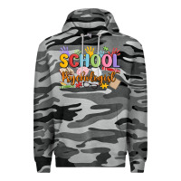 Slate Camo school psychologist Premium Hoodie - MaliasSmallBusiness