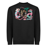 Black floral cna certified nursing assistant Heavyweight Sweatshirt - RanaPortraitStore