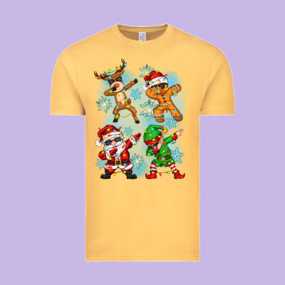 Vintage Tee dabbing christmas