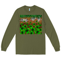 Army Green St. Patrick's Day leopard cowhide tumbler Long Sleeve Tee - Neo Western