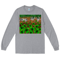 Heather Grey St. Patrick's Day leopard cowhide tumbler Long Sleeve Tee - Neo Western