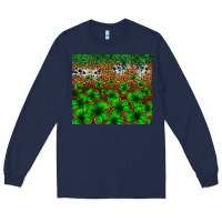 Navy St. Patrick's Day leopard cowhide tumbler Long Sleeve Tee - Neo Western