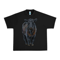 Black black angus cattle Urban Heavy Tee - RanaPortraitStore