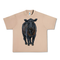 Burro black angus cattle Urban Heavy Tee - RanaPortraitStore