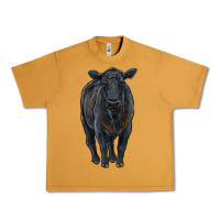Peanut Butter black angus cattle Urban Heavy Tee - RanaPortraitStore