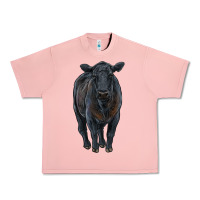 Salmon black angus cattle Urban Heavy Tee - RanaPortraitStore