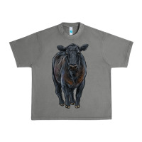 Tornado black angus cattle Urban Heavy Tee - RanaPortraitStore