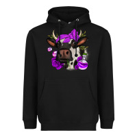 Black halloween roses cow Heavyweight Hoodie - Jasminsmagicworld