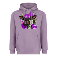 Lavender halloween roses cow Heavyweight Hoodie - Jasminsmagicworld