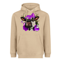 Mushroom halloween roses cow Heavyweight Hoodie - Jasminsmagicworld