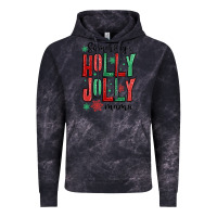 Cloud Black somebodys holly jolly mama Vintage Hoodie - MaliasSmallBusiness