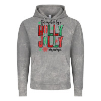 Cloud Rock somebodys holly jolly mama Vintage Hoodie - MaliasSmallBusiness