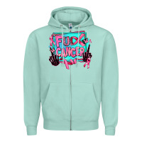 Seafoam fuck cancer Zipper Hoodie - AdoDesignShop